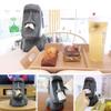 Easter Stone Statue Statue Housewife Colorant Box Moai Nozzle Paper Pump Napkin Napkin Box