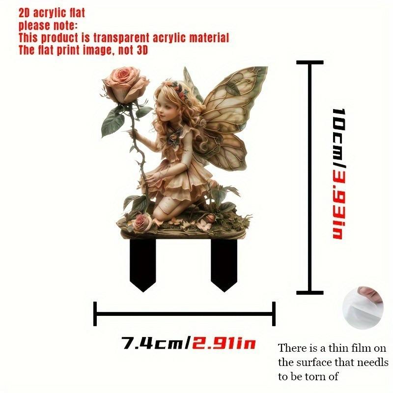 2D Acrylic Garden Pile and Floor Insertion Collection Outdoor Garden Ornament Scene Decoration Props