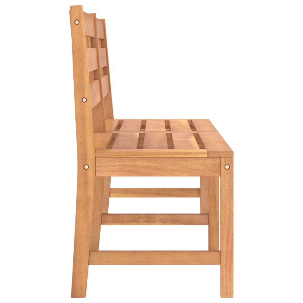 Vidaxl Ławka Ogrodowa, 150 Cm, Lite Drewno Tekowe