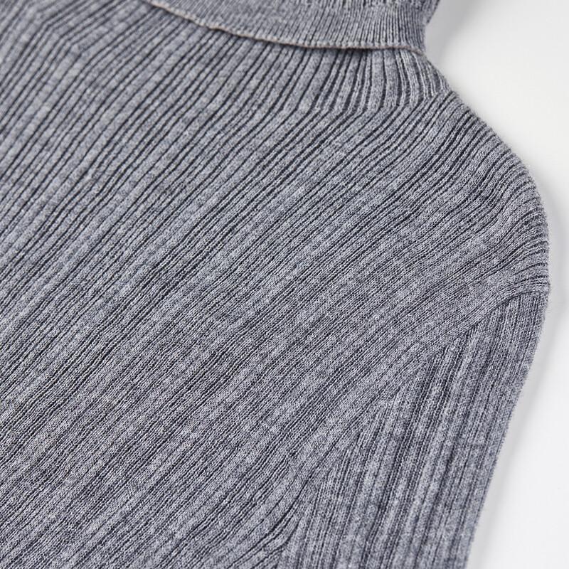 Women's Anti-Pilling Ribbed High-Neck Knit Top