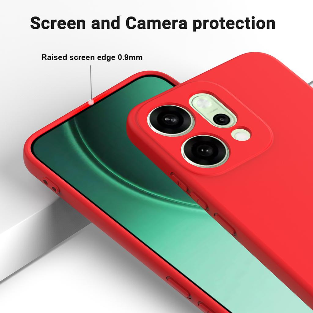 For Oppo Reno14 Pro 5G (China)/Oppo Reno14 Pro 5G (Global) Liquid Silicone Case Phone Back Cover with Hand Strap
