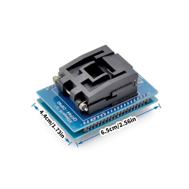 TQFP44 To DIP40 Adapter Socket for ATmega16 ATmega32 ATmega8535 ATmega162 Electronic Engineers and Hardware Developers
