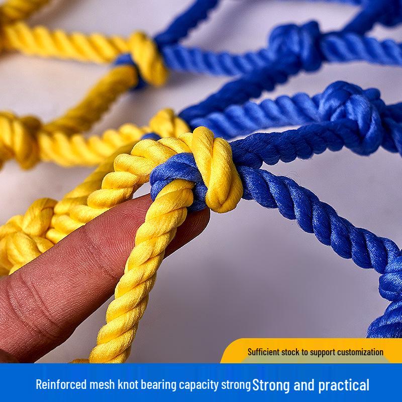 Colorful Nylon Safety Net for Children's Playground & Balcony Decoration