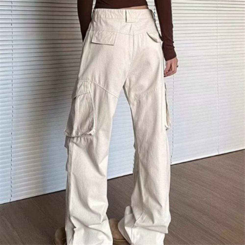 New ArrivalS Open Run Women S Stretch Cargo pantS Side Pocket deSign caSual Trog