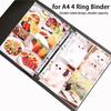 A4 Photocard Binder Sheets Transparent PP Acid Free Photo Album Refill Pages Kpop Photocard Binder Card Stamp Die