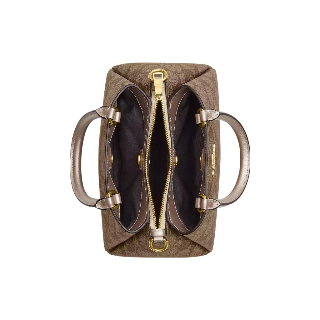 COACH Zuri Cow Leather Shoulder Bag, Crossbody Bag Small Women's Champagne CN308-IMOHY