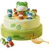 Electric Pop-Up Frog Game Toy Set, Musical Light Bouncing Frog Toy, Kids Concentration Training Family Party Board Game