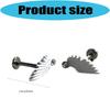 Demons Wing Shape Earrings Easy Maintenance Everyday Wear Fashionable Women Accessory Alloy Texture for Fashion Look