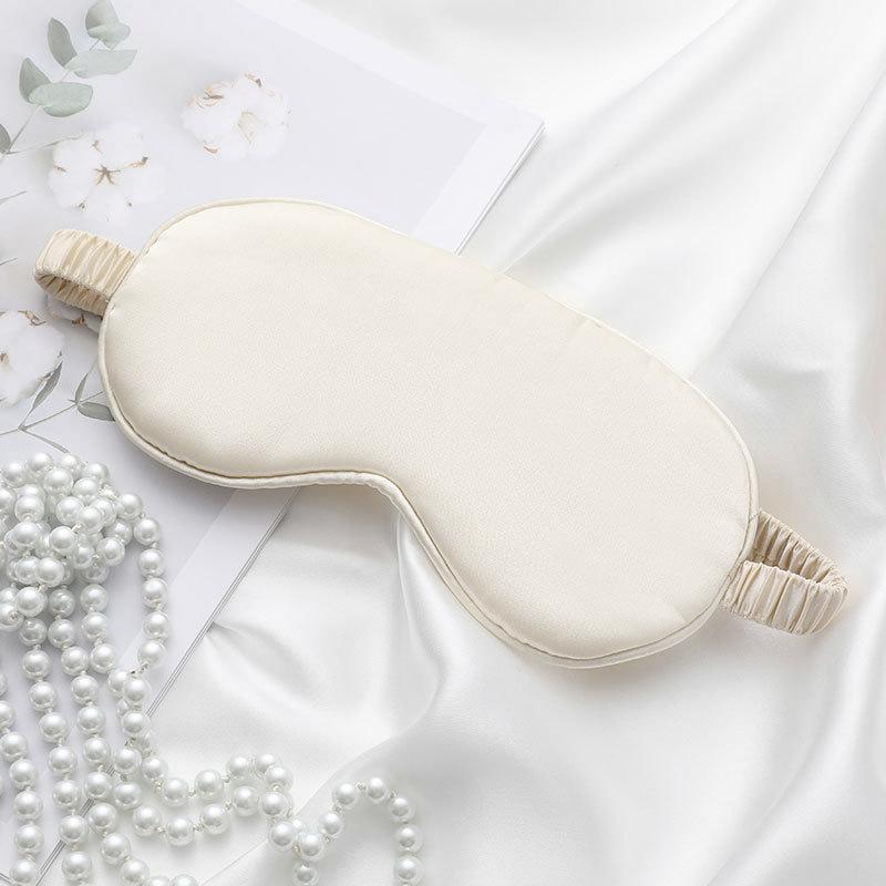 Double Sided Silk Eye Mask for Men Women Light Blocking Breathable for Travel Home Sleep Nap Rest