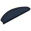 VidaXL Self-adhesive Stair Treads 15 Pieces 65 X 21 X 4 Cm Navy Blue Semicircular Large 322357