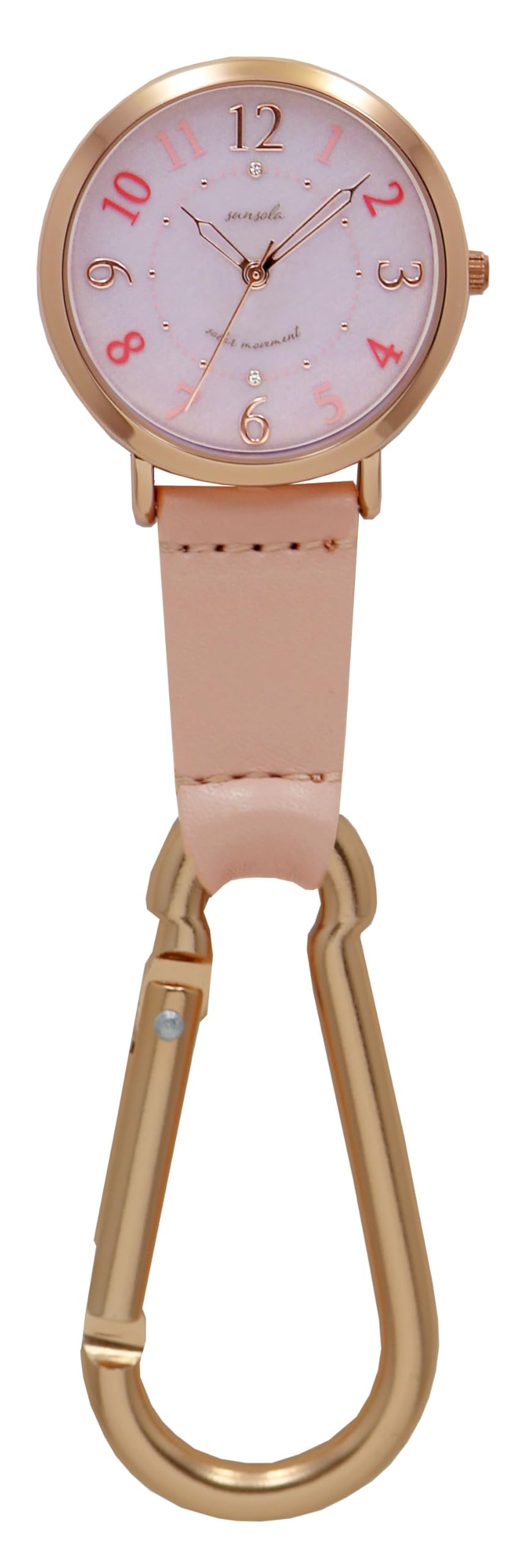 

Полевой карманный часы Аналоговый брелок Японский механизм Солнечная зарядка Легко читаемый Карабин Ремешок из искусственной кожи Простой Для деловых поездок в офис Школа SO