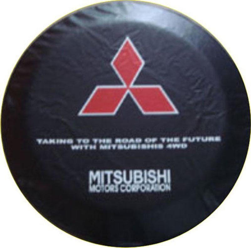 Schwarz-Gold PVC-Leder Ersatzradabdeckung für Mitsubishi Pajero V73 Cheetah - Universell passend für Geländewagen.