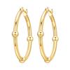S925 Sterling Silver Golden Simple Geometric Earrings Hoop Earrings Women Jewelry Original Party Trendy Anniversary Gifts