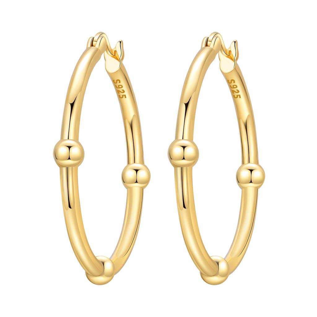 Orstarry S925 Silver 18k Gold Modern Square Hoop Earrings For Women Trendy Jewelry Anniversary Gifts