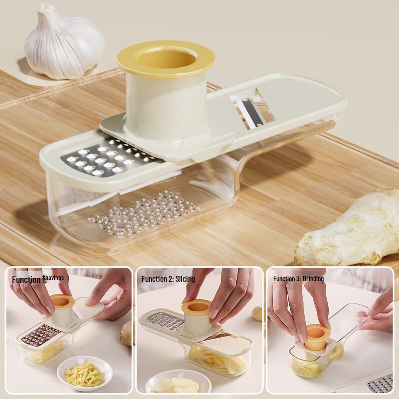 Abay 3-in-1 Multifunctional Vegetable Slicer & Grinder