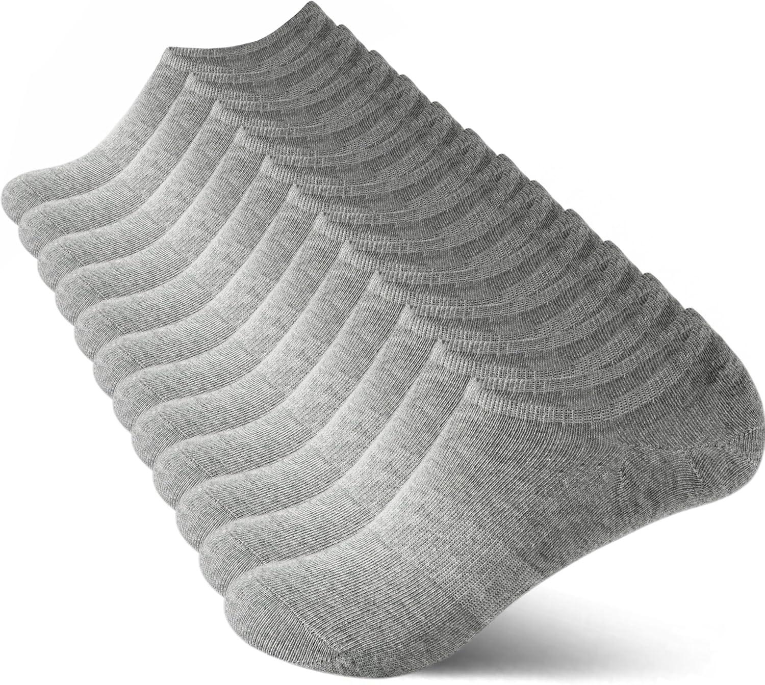 

Носки женские, невидимые, с низкой посадкой, нескользящие, спортивные, лодочные, 6 пар One size