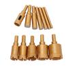 12Pcs M10 Diamond Drill Bit Set 6 8 10 12 14 16 18 20 22 25 30 35MM 40 Grit Dry Wet Diamond Hole
