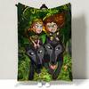 Movie WWolfwalkers Throw Soft Warm Flannel Throw Blanket Multiuse for Sofa Bed Office Nap