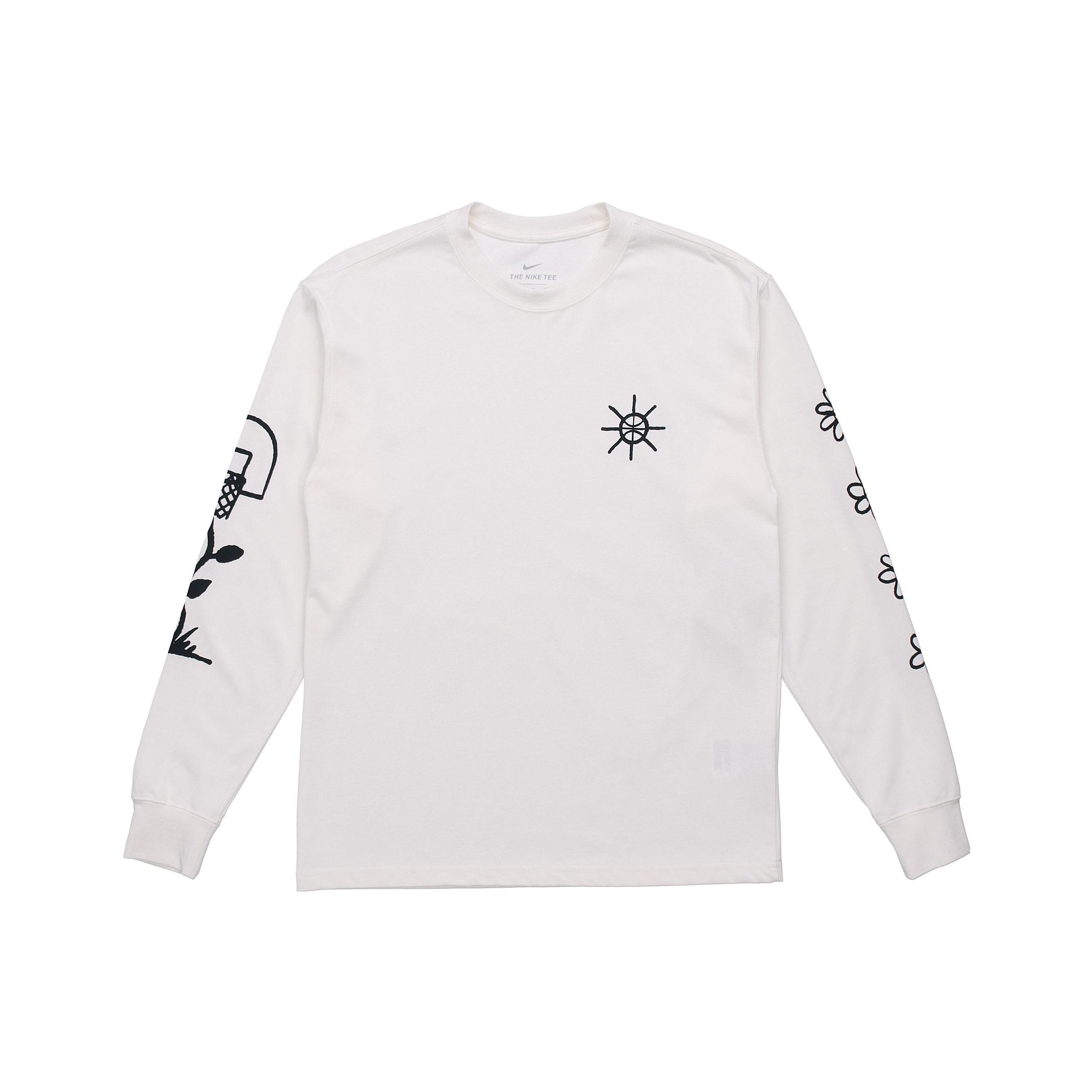Nike Sportswear Graphic Long Sleeve T-Shirt White DC1286-910 L