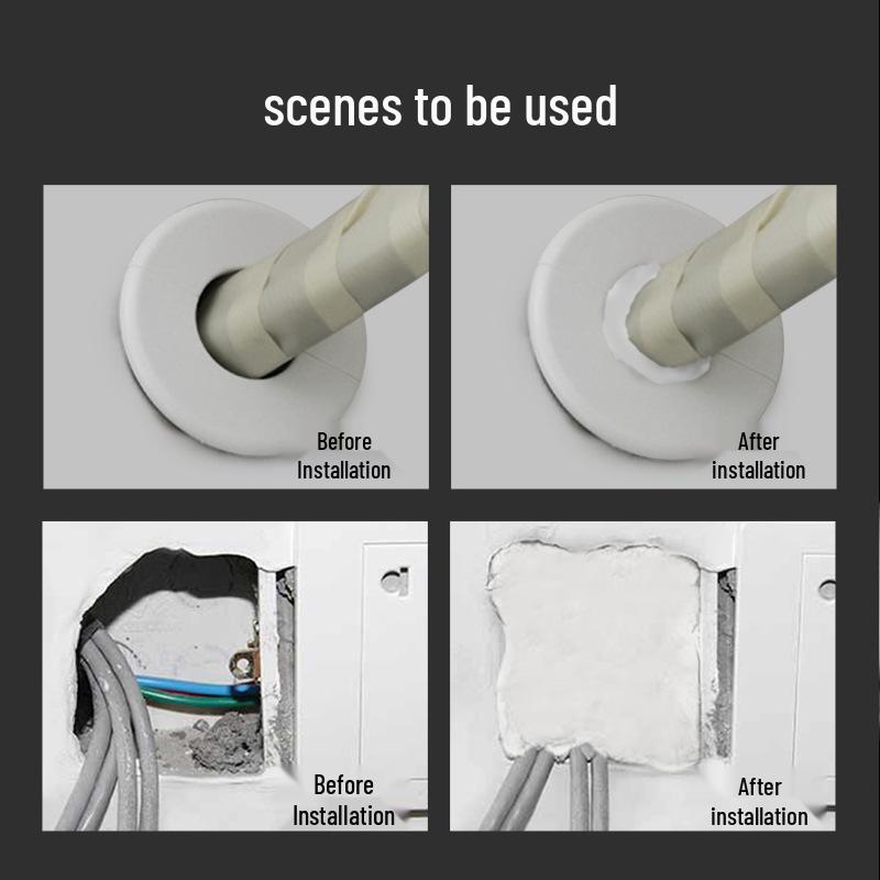 Waterproof Clay Sealant for Air Conditioner and Toilet Wall Holes - Insect, Leak, and Odor Proof Plugging Solution