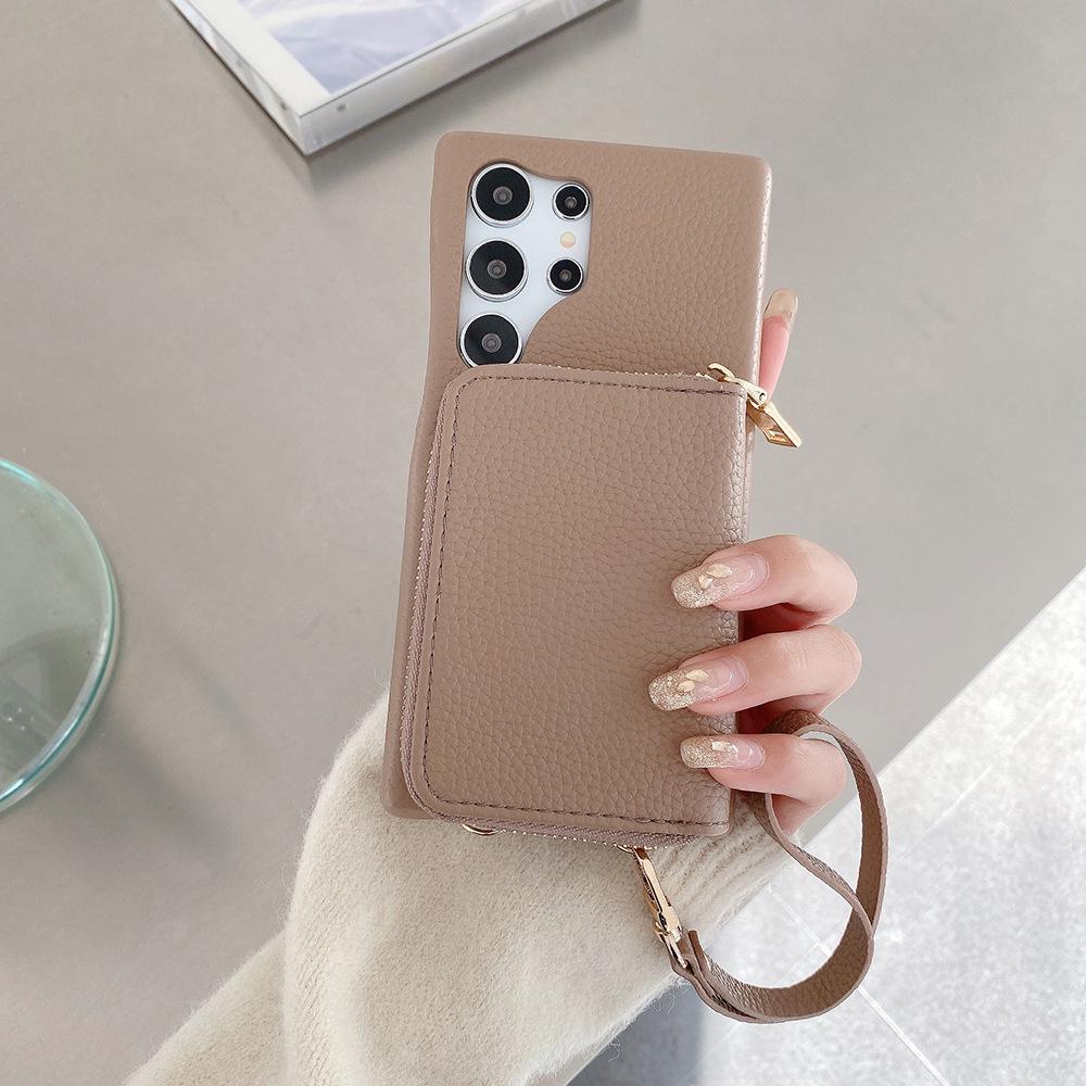 Samsung S26 Ultra Coin Purse Phone Case with Wrist Strap - Fits S25 Plus, S20 Models