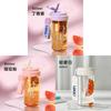 Summer Flower Tea Cup With Straw And Large Capacity For Office And Home Use