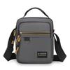 Multifunctional casual messenger bag trendy versatile outdoor commuter shoulder bag business solid color simple men's handbag