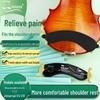 KPE Adjustable Violin Shoulder Rest with Thick Sponge Pad for 1/2, 1/4, 3/4, 4/4 Violins