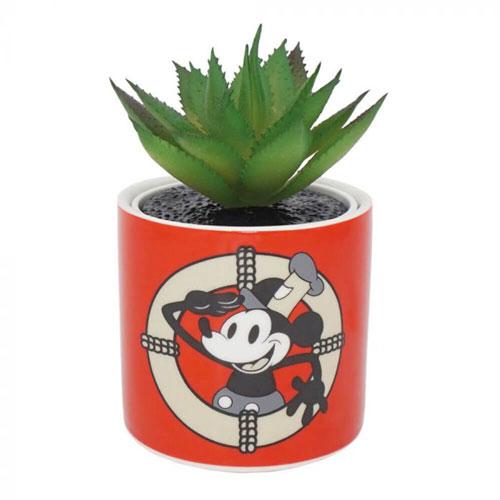 Disney Planter with Faux Plant (Mickey Mouse)