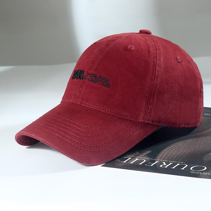 Fashion Hat Women's New Soft Top Baseball Cap Korean Version Tide Letter Embroidery Sunshade Sunscreen Cap