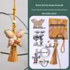DIY Butterfly Brocade Pendant Kit - Handmade Car Accessory & Dragon Boat Festival Souvenir