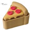 3D Print Pizza Hanging Decor Printed Keychain, Clicker Fidget Toy, Creative Decompression Fun Keyring Simulated Food Sensory Key Pendant for