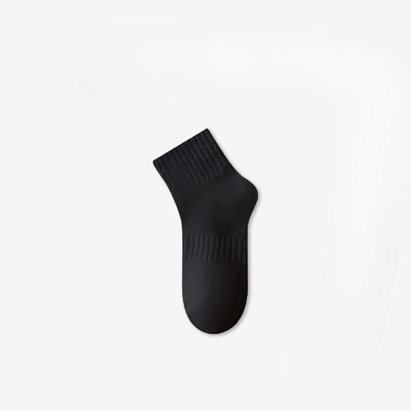 Female Autumn Pure Cotton Sports Badminton Boneless Short Tube Socks