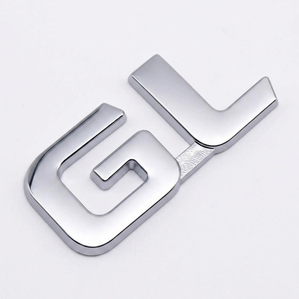 1PC 3D ABS SUPER GL Letter Emblem Decal Rear Trunk Badge Sticker
