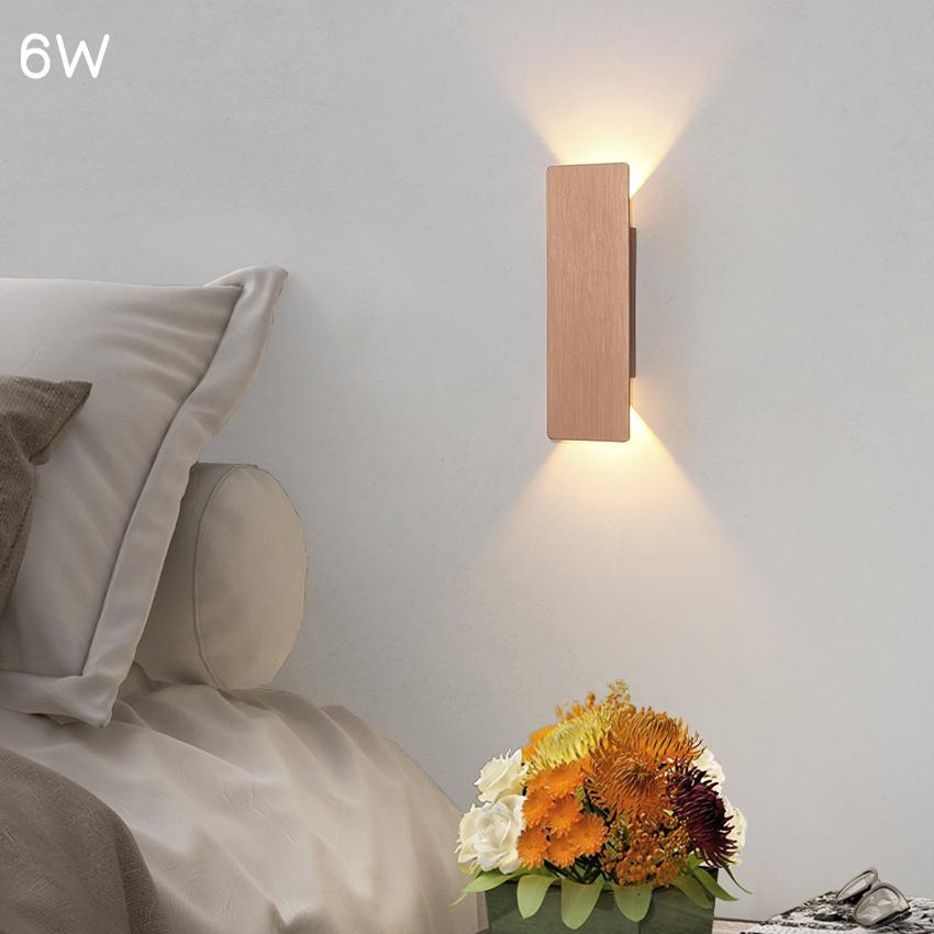 Aluminum LED Wall Lamp, Living Room Decoration, Home Lighting, Loft Stair Light, AC85-265V, NR-332