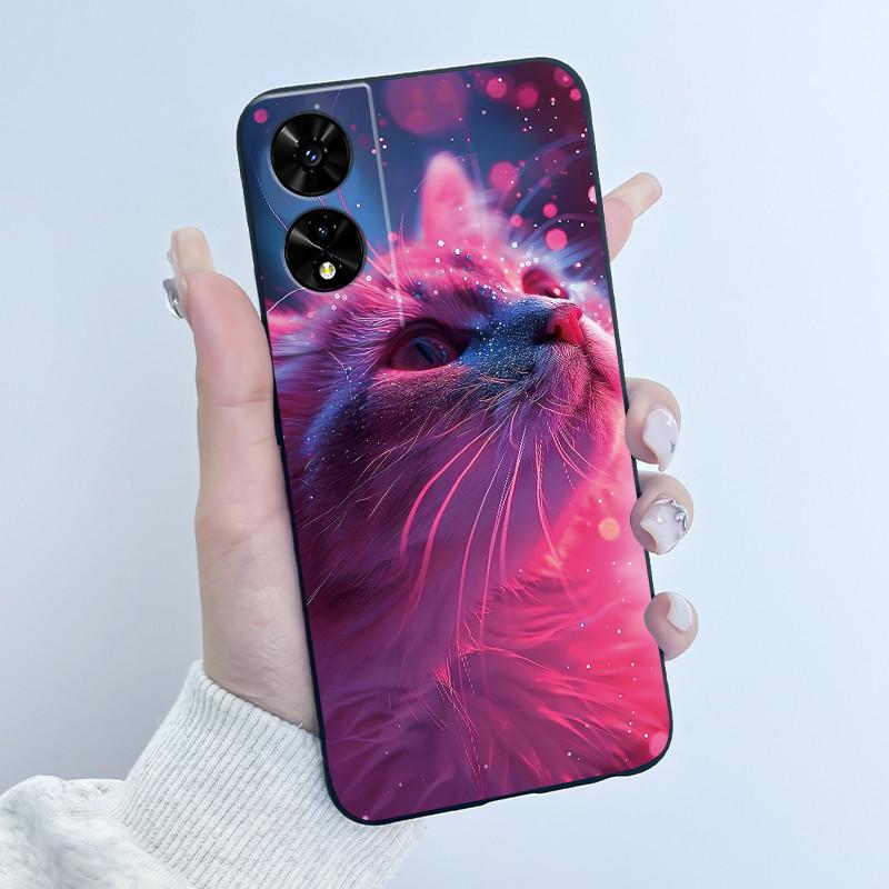 Süße Hülle für TCL 505 (T509K) (T5094) Fundas Capa Druckschale Schutzhülle Weiches Silikon Cartoon Handyhülle Coque