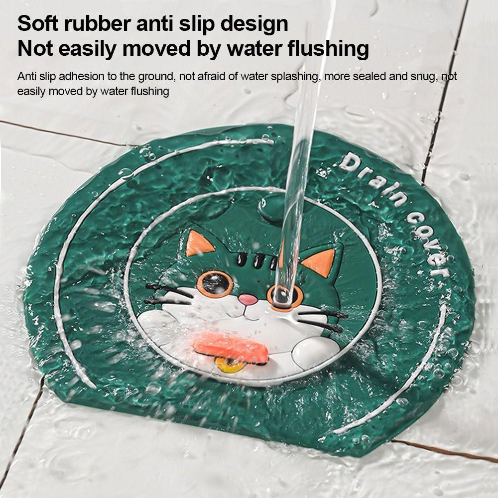 New Insect-proof Floor Drain Cover Reusable Drain Stopper Sewer Pipe Cover Anti-Odor Kitchen Sink Seal Mat Bathroom Accessories