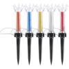 Golf Tee, 5Pcs 90mm/79mm Durable Flexible Magnetic Plastic Golf Tee Training Practice Tool Accessory