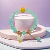 2025 Jadeite Green Jade Rabbit Bracelet: High-End Chinese Style, Year of the Snake, Elegant Women's Niche Beaded Design