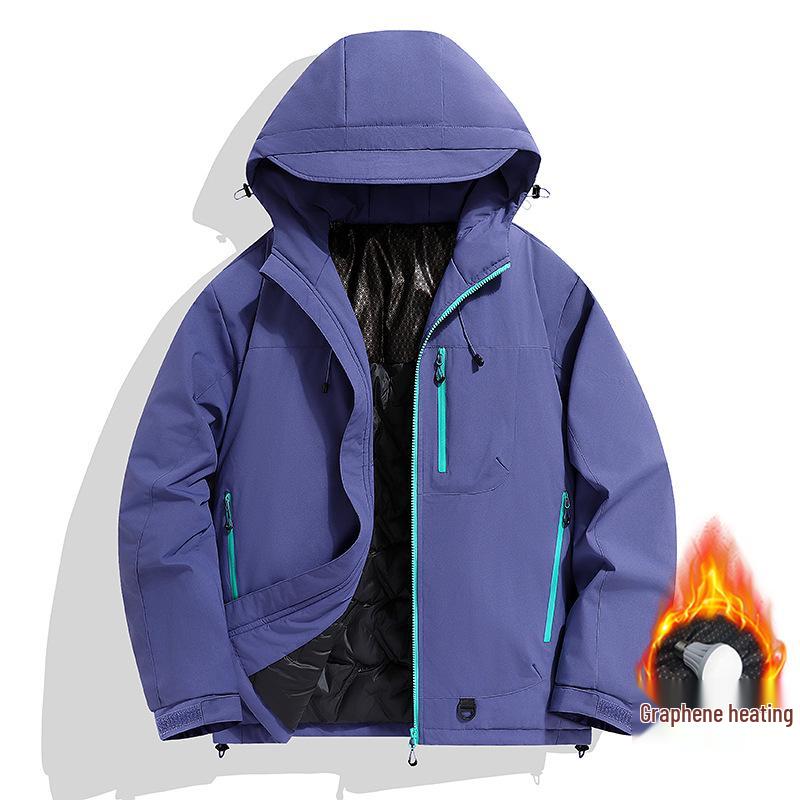 Men's 2025 Graphene Dopamine Winter Mountaineering Jacket - Thickened Warm Cotton