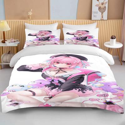 Japanischer Anime Moe Doppelbett Bettbezug Bett Europäische Bettwäschesets Heimtextilien Luxus Kissenbezüge Schlafzimmer Bettwäschesets