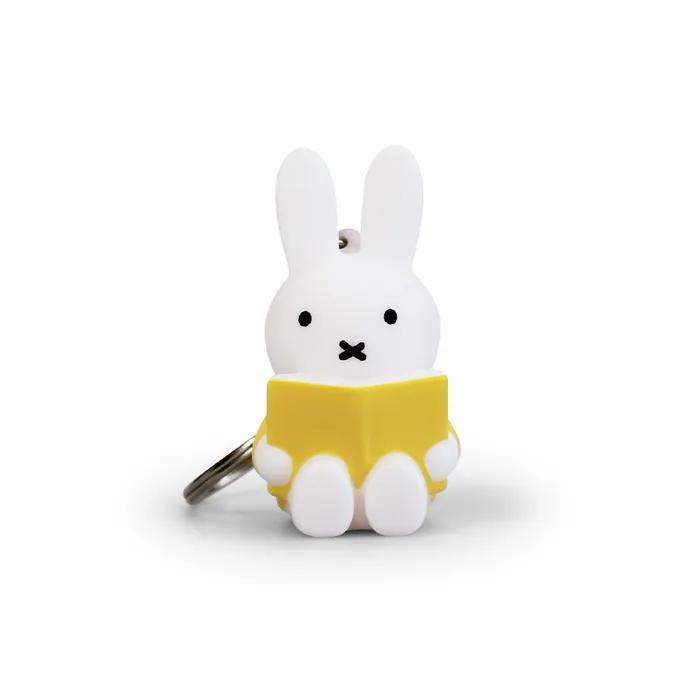 Miffy Reading Keyring Yellow