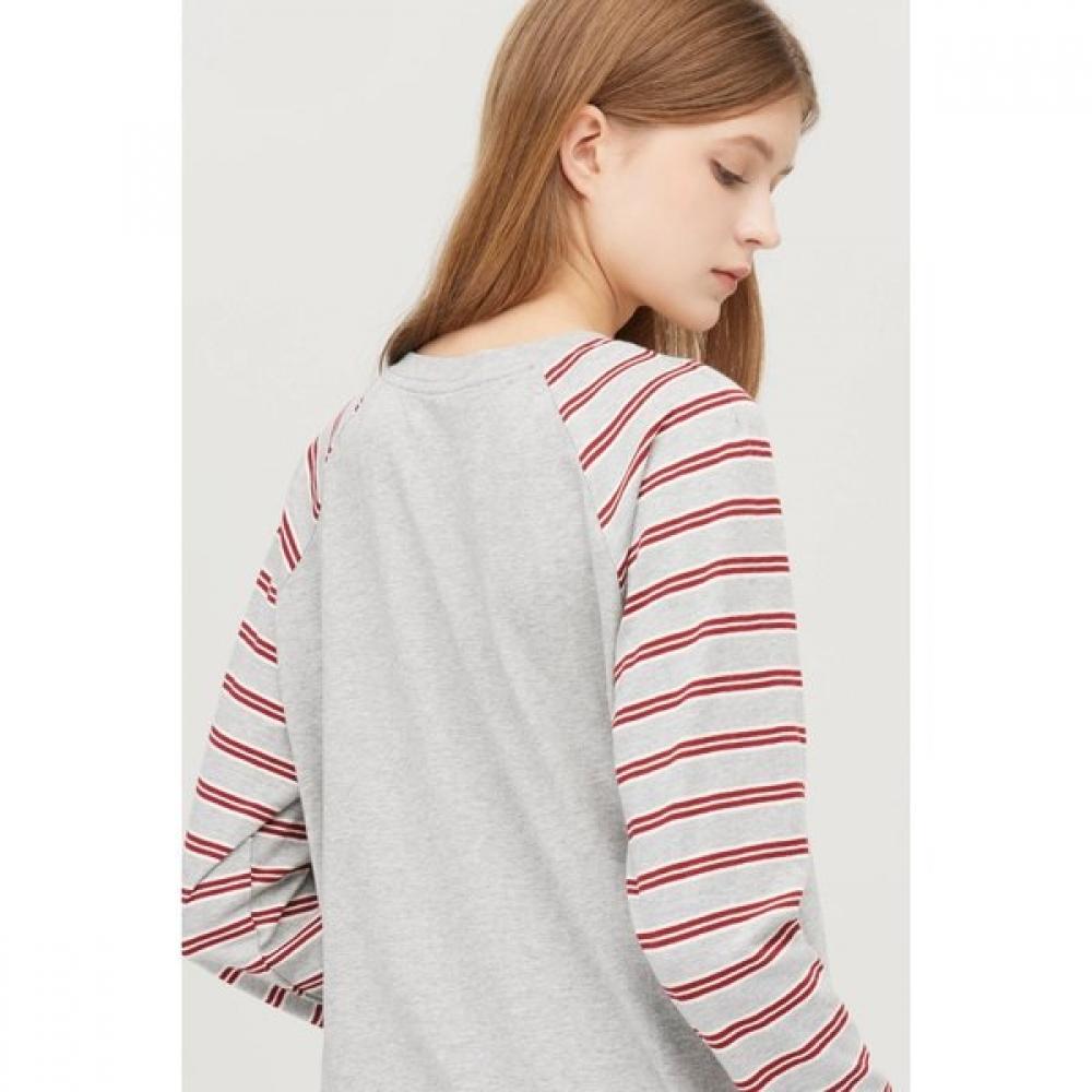 BeneTTon Dog PrinTing Raglan T shirT baTs52561