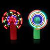 LED leuchtende Windmühle Spielzeug Blinkendes Aufleuchtender Ventilator Kinderspielzeug Geschenk Mini Handheld Kühlventilator Wechselndes LED-Licht Konzert Requisiten Spielzeug