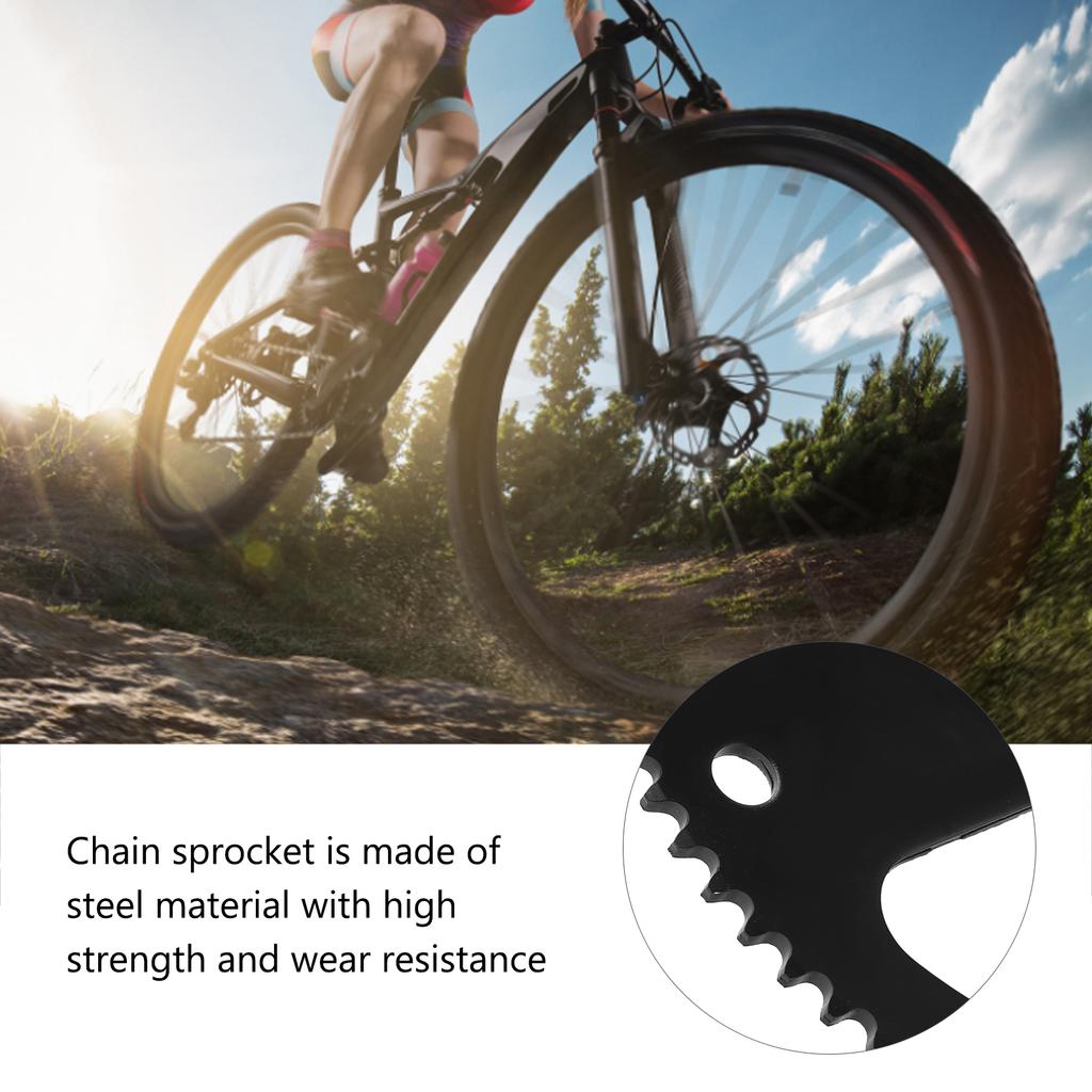 75 Tooth Bike Chain Sprocket Steel 35 Chain Rear Wheel for Bicycle Repair Maintenance