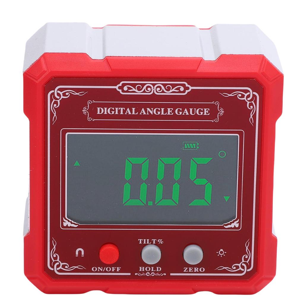 Digital Inclinometer Magnetic Cube with Backlight Level 4 Side Strong Magnetic Angle Finder Woodworking Measuring Tool