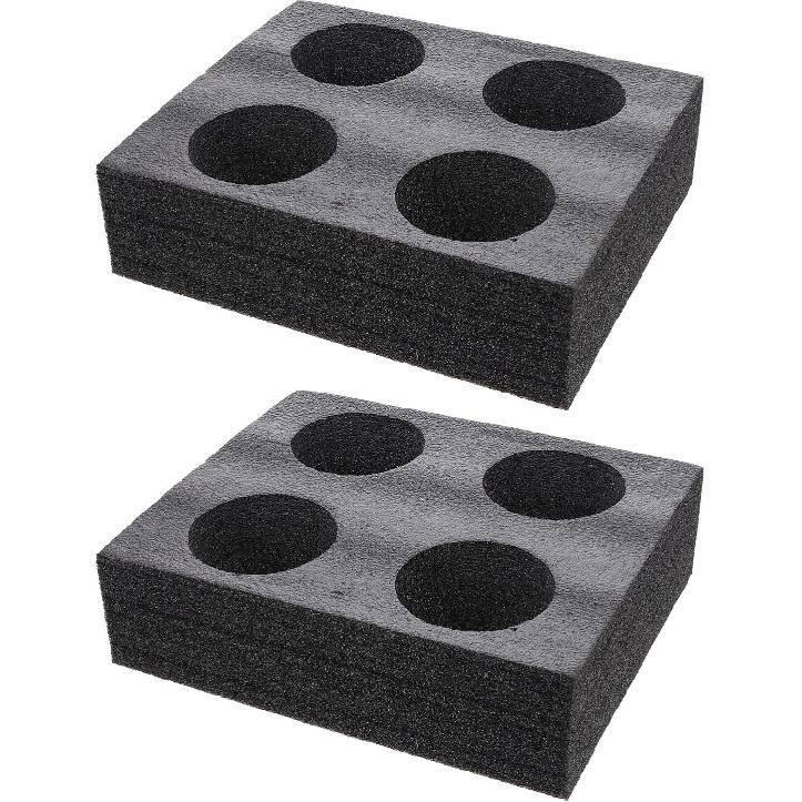 Operitacx 2pcs Takeout Cup Carrier Trays Beverage Packing Box for Hot Cold Drinks for Restaurants Cafes and Outdoor Events Prevents Leakage with