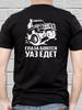 Off-road Vehicle Print On Back T-shirt