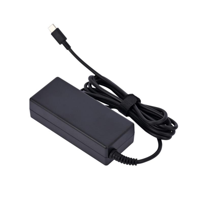 65W Type C Power Supply Rapid Laptop Charge Adapter Safe Overheats Protections Portable for Latitude