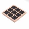 9 Grids Wooden Jewelry Show Props Ring Holder Case Wedding Ring Box Earrings Rings Organizer  Women